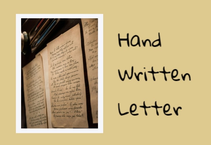 Handwritten letter