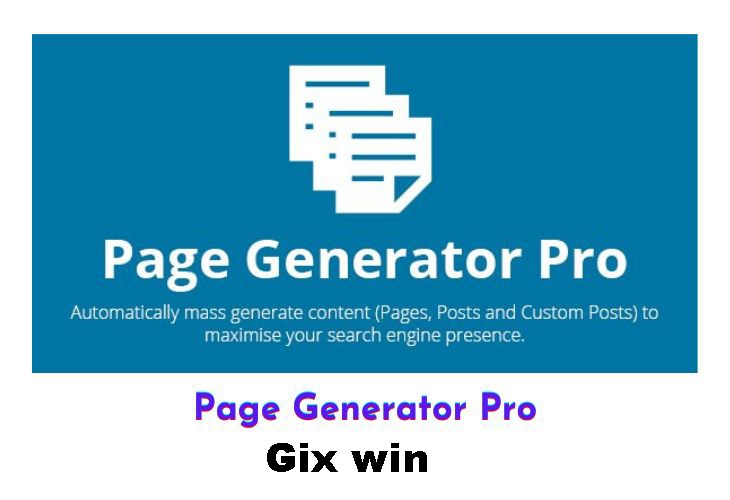 Free Download Page Generator Pro