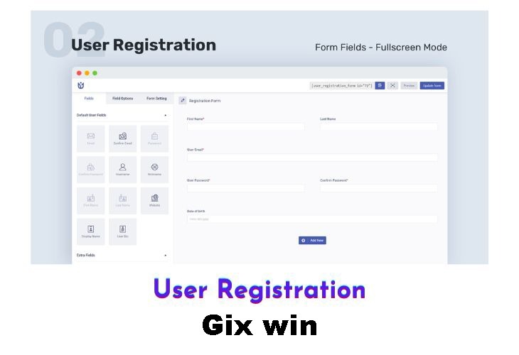 Free Download User Registration Pro