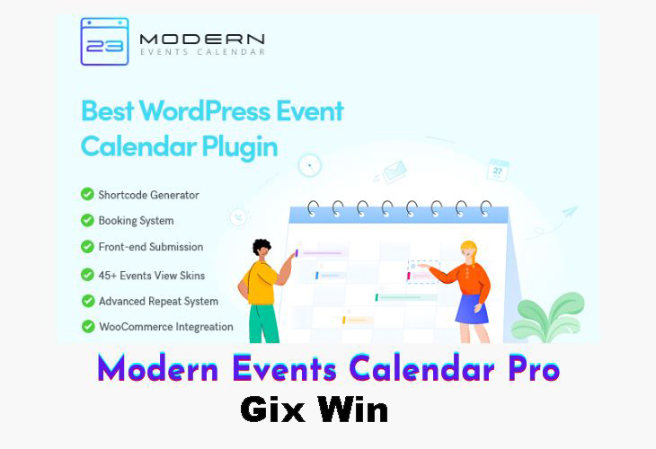 Free Download Modern Events Calendar Pro